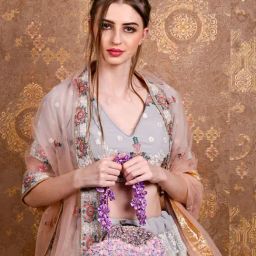 Odette Multicolor Fabric Clutch-image-23