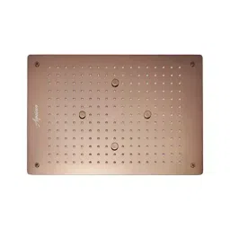 Aquieen 13x19 inch Square Stainless Steel Rose Gold Ceiling Mount Shower, AQN 258-image-55