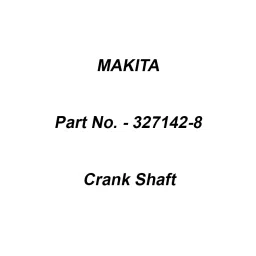 Makita Crank Shaft Suitable For HR5212C, Part No 327142-8-26