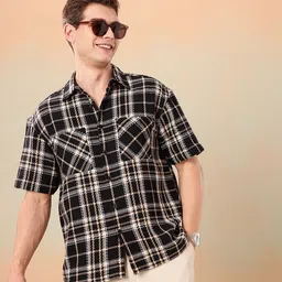 Mast & Harbour Men Checked Casual Shirt-picture-48