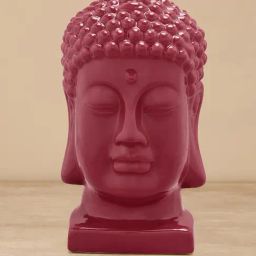 Pure Home and Living Red Ceramic Textured Sculptures and Figurines-picture-25