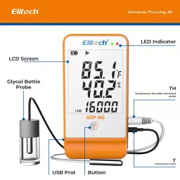 Elitech Micro USB Temperature and Humidity Data Logger, GSP-6G image 2