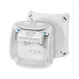 Hensel Cable Junction Box 93x93x62 mm Cable Size 1.5 - 2.5 sq.mm Grey, DK0202G-45