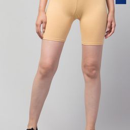 CKARFE Women Pack Of 2 Skinny Fit Cycling Sports Shorts-picture-14