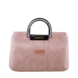 ESBEDA Pink Textured Handheld Bag-image-84