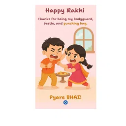 Anouk Unisex Set Of 6 Rakhi & Greeting Card With Pooja Thali image 2