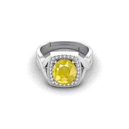 GenZcomplex Silver-Plated Brass Finger Ring-image-78