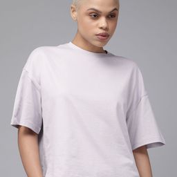 Roadster Drop-Shoulder Sleeves Boxy T-shirt-image-24