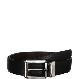 Kara Black & Dark Brown Solid Reversible Belt-image-36