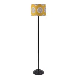 Tucasa TC-127 56.5 Inch Mandala Print Floor Lamp with Metal Base-image-25