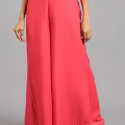 W Coral Regular Fit Parallel Palazzo-image-98