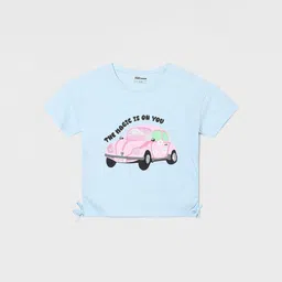 Fame Forever by Lifestyle Girls Graphic Printed Round Neck Pure Cotton T-Shirt-picture-30