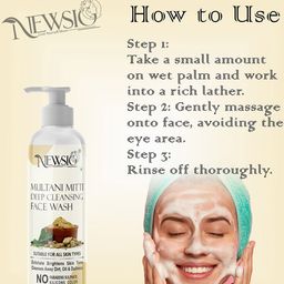 Newsio Set Of 2 Deep Cleansing Face Wash-100 ml Each image 3