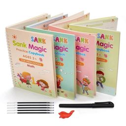 Domenico Magic Practice Copy Magic Book with Pens 4 Pieces - English-8