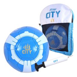 Speed Up City Football Soccer with Bag and Pump Multicolor-5