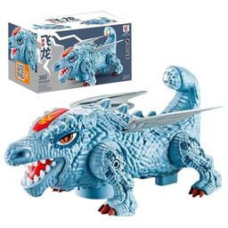 AKN TOYS Music Dragon Toy - Flying Dragon Figurines - Flying Dragon Figurines, Lighted Dragon Car Toy, Battery Operated Walking Dragon Toy for Boys, Fun Playtime( COLOR AND DESIGN MAY VARY )-2