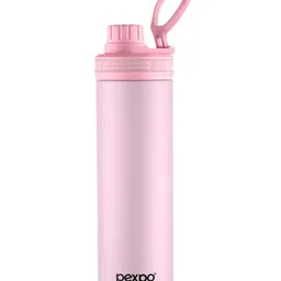 Pexpo Aqua Sip Stainless Steel Sports/Fridge Sipper Water Bottle 900ml, Baby Pink | Eco friendly | Easy to Carry with Handle | Water Bottle for Office, Gym, School, Trekking, Men, Women and Kids-picture-39