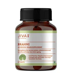 Jiva Set Of 3 Ayurvedic Brahmi Tablets - 60 Tablets Each image 2