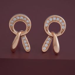 Kushal's Fashion Jewellery 92.5 Pure Silver Classic Studs Earrings-image-81