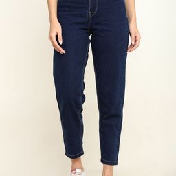 zayla Women Comfort Relaxed Fit High-Rise Stretchable Jeans-image-52