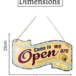 eazy wagon Yellow & Brown Printed 3D Metal Plates - Fresh & Tasty Donuts-image-9