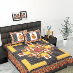 E Elma Unisex Black Bedsheets-image-80