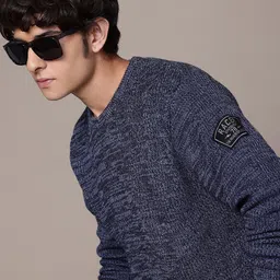 The Roadster Lifestyle Co. Knitted Acrylic Pullover-picture-20