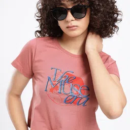 glitchez Cool Chic Typography Printed Crop T-shirt-image-14