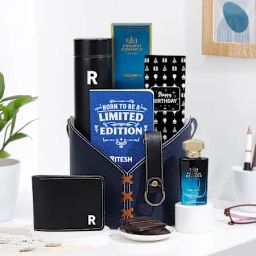 Luxe Essentials Personalized Birthday Hamper For Him-image-32