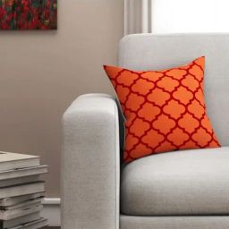 SEJ by Nisha Gupta Orange Cushion Covers - Set of 1-image-102