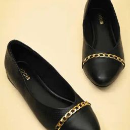Rocia Women Workwear Black Shoe Slip-On-image-67