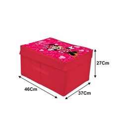 Kuber Industries Set Of 2 Disney Print Foldable Storage Organizer Box With Lid image 2