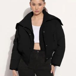 SHOWOFFFF Black Solid Jacket-image-58