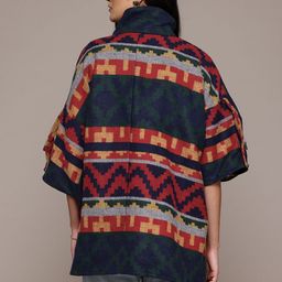 aarke Ritu Kumar Printed Longline Button Shrug image 4