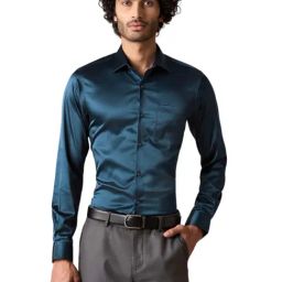 Turtle Blue Slim Fit Shirt-picture-38