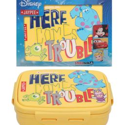 Jaypee Steel Tek Jr. Insulated Lunch Box Monster Yellow 400 ml Airtight Tiffin Box image 5