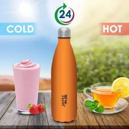 Jaypee Plus Alpha orange Flask 24 Hours Hot & Cold 500 ml For Travelling, Gifting, Trekking image 5