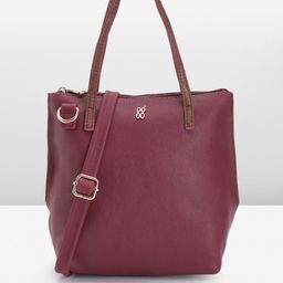 Baggit Structured Handheld Bag with Printed Handles image 1
