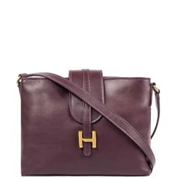 Hidesign Ecom Purple Solid Medium Sling Handbag-image-84