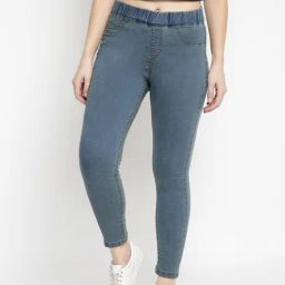 Tales & Stories Blue Mid Rise Jeggings-image-58
