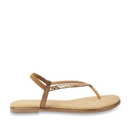 Mochi Women's Gold Sling Back Sandals-picture-22