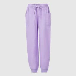 Girls ONLY Lavender Solid Joggers-image-80