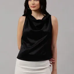 NEUDIS Black Cowl Neck Top-picture-32