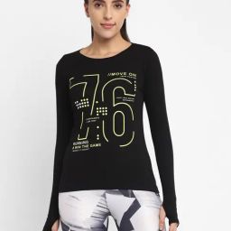 Appulse Black Printed Slim Fit Cotton T-Shirt-image-97