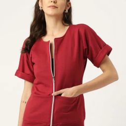 BRINNS Maroon Casual Jacket-picture-38