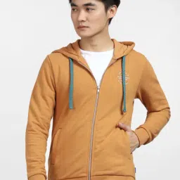 Jack & Jones Orange Regular Fit Hooded Sweatshirt-image-46
