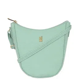 Baggit Green Textured Medium Sling Handbag-image-73