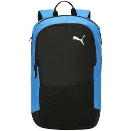 Puma Electric Blue Lemonade-Black Polyester Solid Backpack-image-16