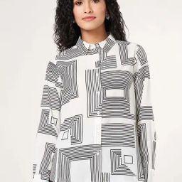 Annabelle by Pantaloons White Printed Shirt-image-42