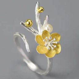 Rihi by P.C. Chandra Jewellers 925 Silver Plum Ring for Women & Girls-38